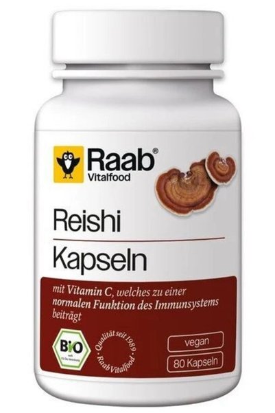 RAAB Extract de Reishi bio 420mg 80 capsule 33.6g