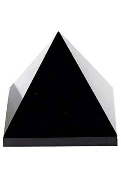 craftmystic Obsidian Negru in forma de piramida 8 cm - India