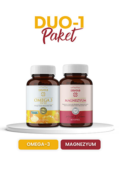 Erbatab Duo Paketi 1 Omega-Magnezyum