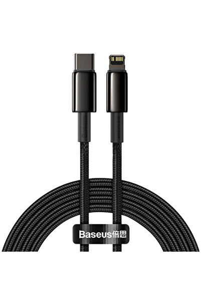 Baseus Cablu CATLWJ-01 Lightning 1m 20W negru