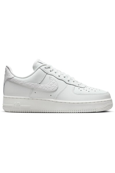 Nike Air Force1'07 AF1 Low 'Summit White'Leather Womens Sneaker Hakiki Deri K...