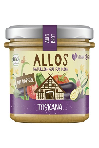Allos Cremă tartinabilă bio Toskana fără gluten, 140g