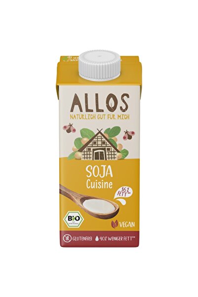 Allos Crema de soia lichida pentru gatit fara gluten,