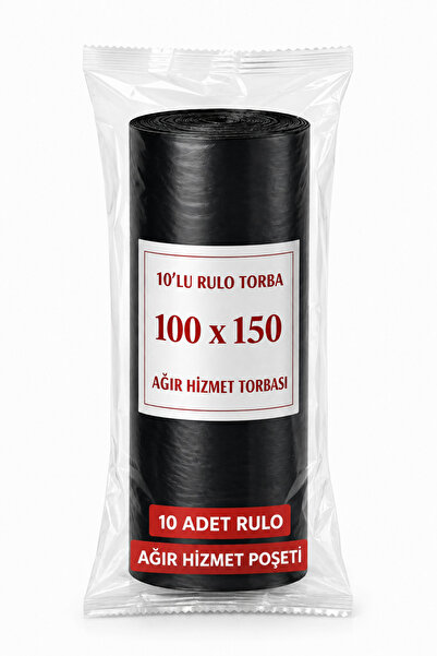 Broken Stone Heavy Duty Garbage Bag 100 X 150 cm Roll 1 Pack (10 Pieces)