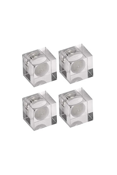 MAUL Magneti Forma Patrata Maul, Din Acril 1,5 Kg, 4 Buc/Set - Transparenti, ...