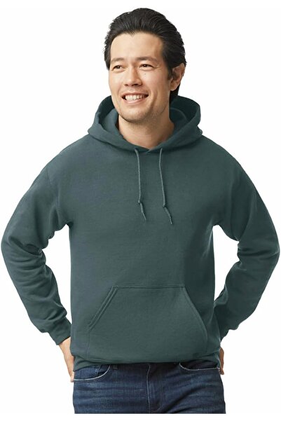 GILDAN Men's Fleece Hooded Sweatshirt
