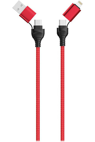 2go Καλώδιο Type-C 4 σε 1 1,2μ (797370) 1 τεμάχιο