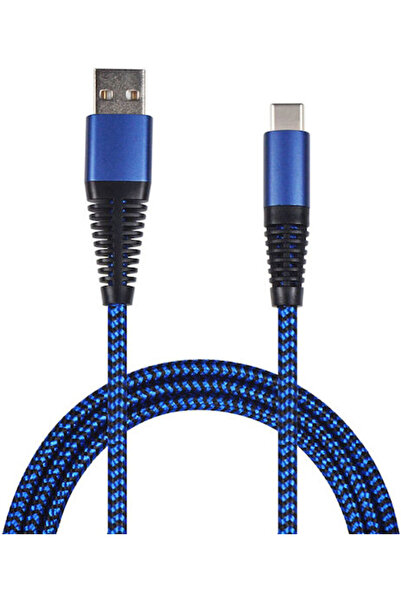 2go Καλώδιο USB 2.0 USB-C αρσενικό - micro USB-B Μπλε 1μ (795950)