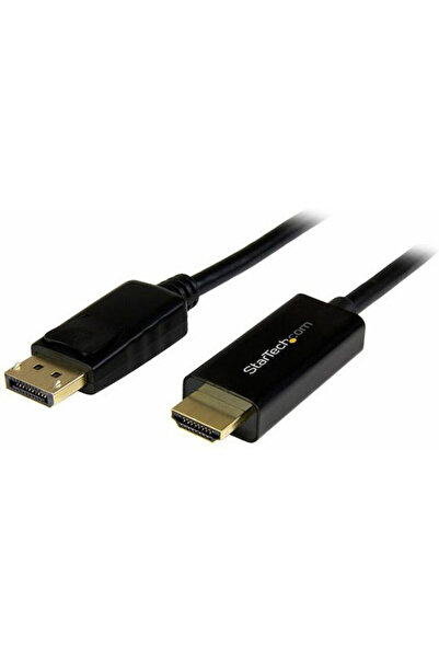 startech Καλώδιο DisplayPort αρσενικό - HDMI αρσενικό 3μ Μαύρο (DP2HDMM3MB)