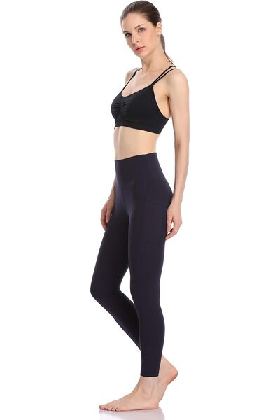 GENERAL Colorfulkoala Women's Leggings 7/8 with Pockets High Waisted Tummy Co...