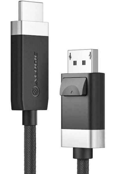 Alogic Καλώδιο DisplayPort αρσενικό - HDMI αρσενικό 3μ Μαύρο (FUDPHD2-SGR)