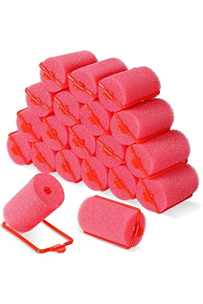 Geyoga 18 Pieces Sponge Hair Rollers Large Soft Foam Hair Styling Curlers Lar...