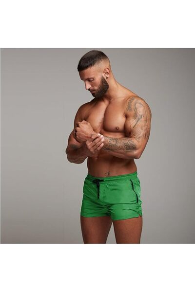 GENERAL Men’s Swim Trunks Quick Dry Swim Shorts Board Shorts with Triangle Me...
