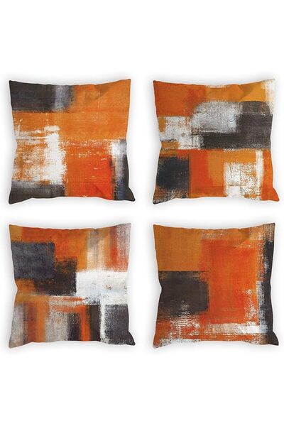 COLORPAPA Blue Throw Pillow Covers 18x18 Set of 4 Decorative Cushion Cover Gr...
