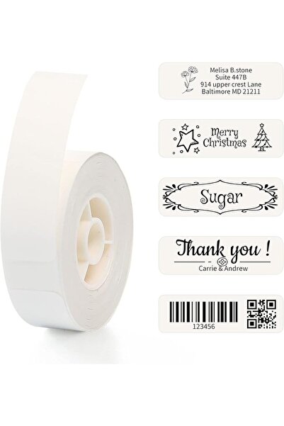 LMASBLTER NIIMBOT 160 Pcs D110/D11/D101 Label Maker Tape Clear Labels Name Fi...