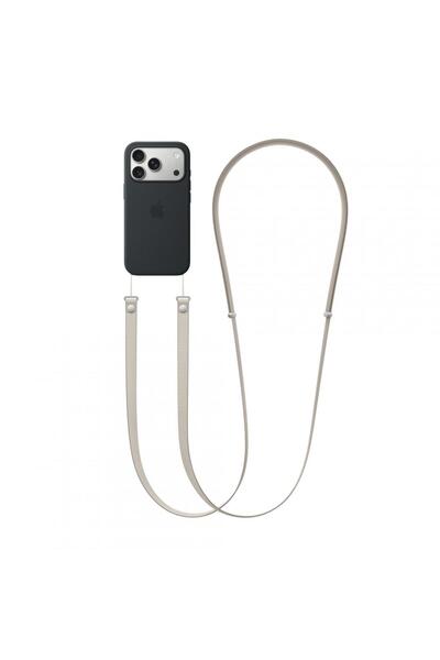 Apple Crossbody Phone Strap, Tan