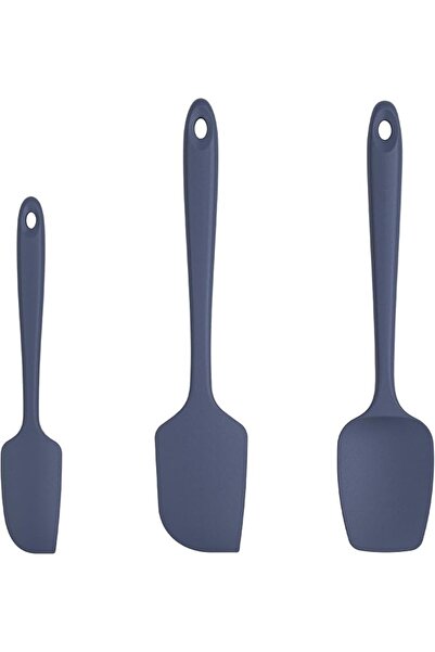 U-Taste Silicone Spatula Flexible Kitchen Utensils (3pcs, Aqua Sky) | 315℃ He...