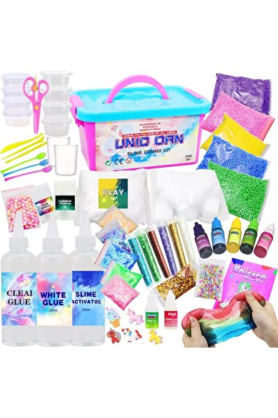Beauenty Slime Making Kit for Girls Boys - Diy Slime Toys Gifts for Kids Fluf...