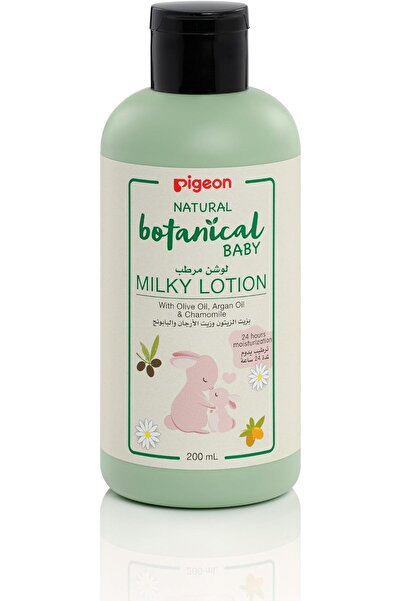 Pigeon Natural Botanical Baby Milky Lotion, Night Moisturiser, Hypoallergenic...