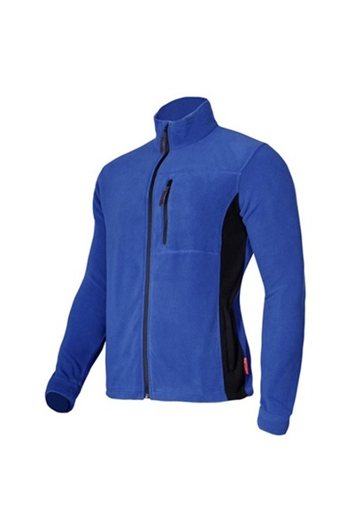 Lechpol Jachetă fleece premium albastră pentru bărbați, 3XL