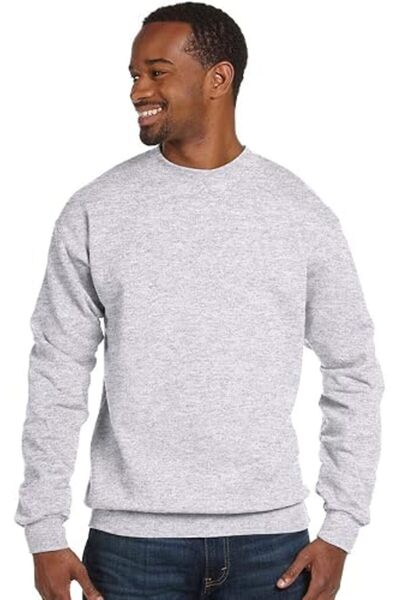 HANES Men's Ecosmart Fleece Sweatshirt, Cotton-blend Pullover, Crewneck Sweat...