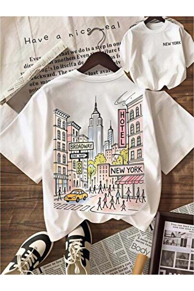 23ERVA Casual Style, Women's T-Shirt, New York City Street Art, Summer Wear, ...