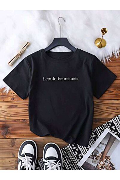23ERVA Summer Outfit Women, I Could Be Meaner Funny Vintage T-Shirt, Loose An...