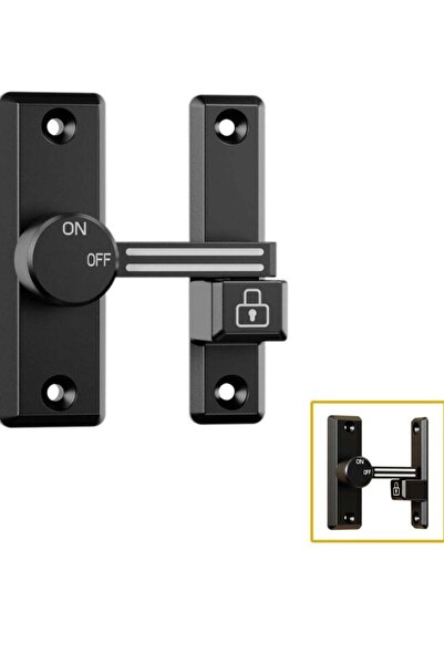 Arabest Flip Door Latch Lock,90/180 Degree,Left/Right-Opening,Sliding/Swingin...