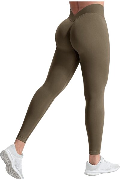 GENERAL YEOREO Liz Scrunch Workout Leggings for Women High Waisted Butt Lifti...