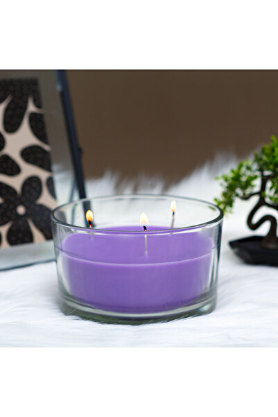 Alista Home Lumânare parfumată, aromă de liliac, 350 g, 3 fitiluri