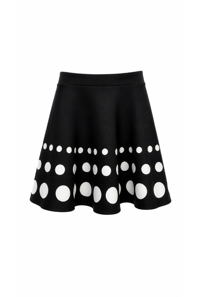 Zelish My Sister Black polka dot mini skirt