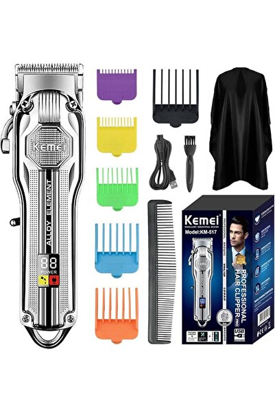 Kemei Professional Hair Clippers for Men, Cordless Hair Trimmers Grooming Kit...