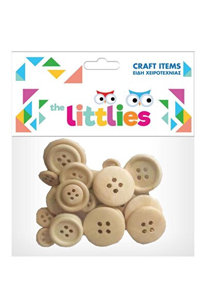 MC Micostore Nasturi lemn craft natur 24/set The Littlies