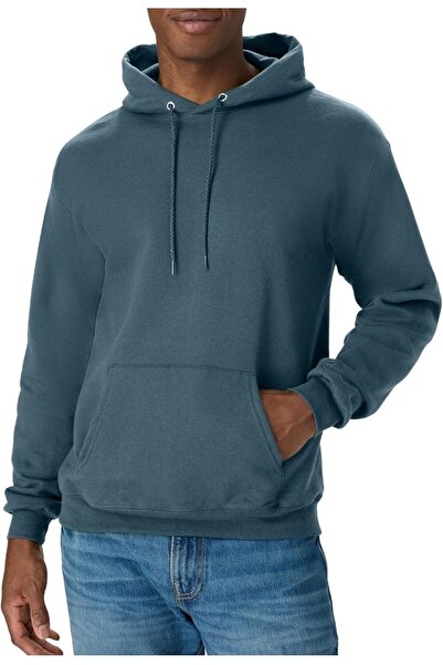 HANES EcoSmart Hoodie, Midweight Fleece, Pullover Hooded Sweatshirt for Men