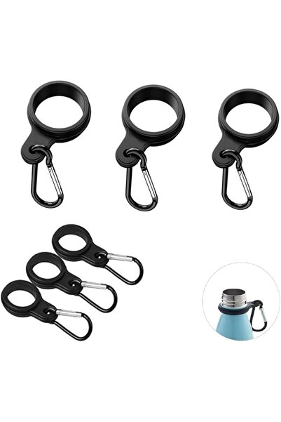 AZONEE Silicone Water Bottle Buckle, 6 Pcs Water Bottle Clip, Portable Backpa...