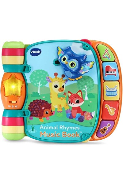 Vtech Oyuncak كتاب موسيقى للأطفال من في تيك مع أغاني عن الحيوانات