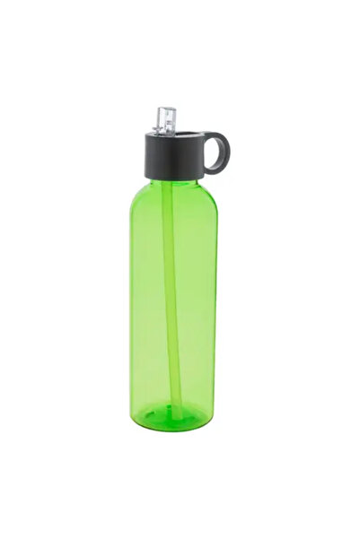 MC Micostore Sticla apa 500ml RPET FITBA-verde cu capac de baut din PP si pai...