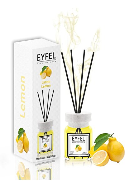 Generic Lemon Reed Diffuser 120ml | Fresh Citrus Room Fragrance with 4 Bamboo...