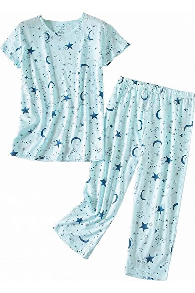 GENERAL PNAEONG Women’s Pajama Set - Sleepwear Tops with Capri Pants Casual a...
