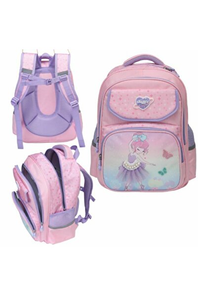 MC Micostore Ghiozdan scolar 41x30x15cm balerina Milla