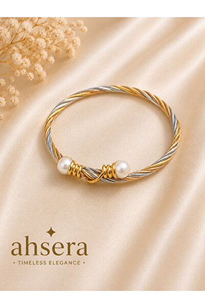 Çelik Ahsera Gold & Silver Bileklik ✨