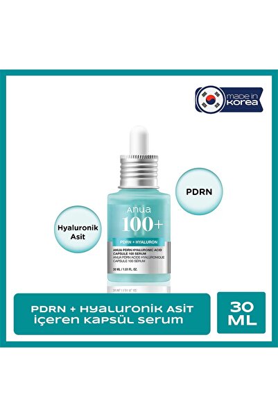 ANUAA PDRN Hyaluronik Asit Kapsül 100 Dolgunlaştırıcı ve Işıltı Veren Serum 3...