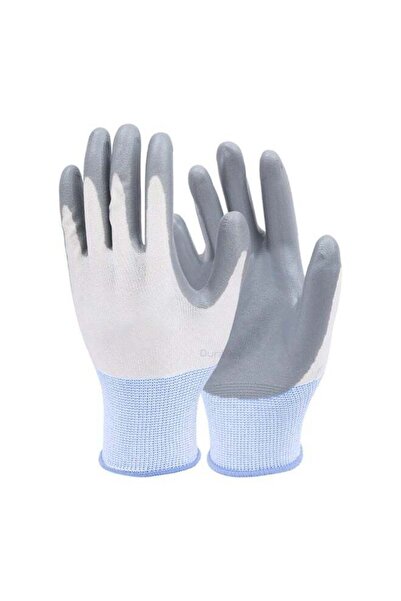 Duravel Nitrile Coated Work Gloves, White and Grey, Comfortable Fit, High Dex...