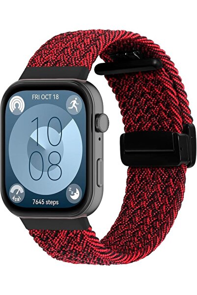 GENERAL Replacement Bands for Huawei Watch Fit 4/Fit 3, Nylon Elastic Smartwa...