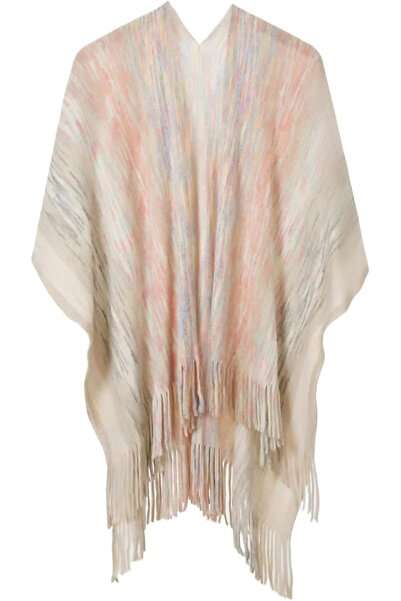 KASTWAVE Women's Shawl Wraps Open Front Poncho Cape Oversized Sweaters Casual...