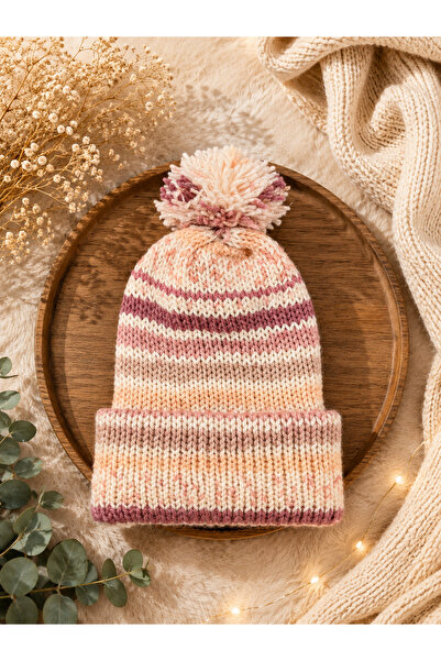 aemedia Double-Layered Knitted Beanie for Children