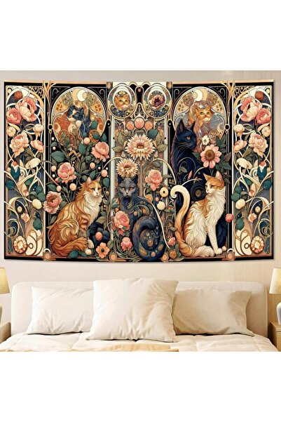 GENERAL Apdidl Boho Hippie Wall Tapestry for Bedroom Aesthetic, Indian Bohemi...