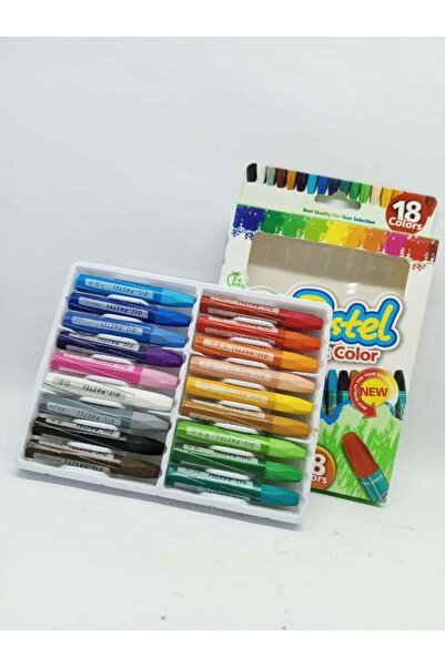 Generic 18 Colors Non-Toxic Mini Oil Pastel Crayons Art & Drawing Set for Kids