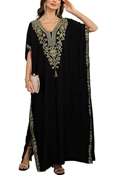 YouKD Women's Boho Long Kaftan Dress Maxi Cardigan One Size Loungewear Bikini...