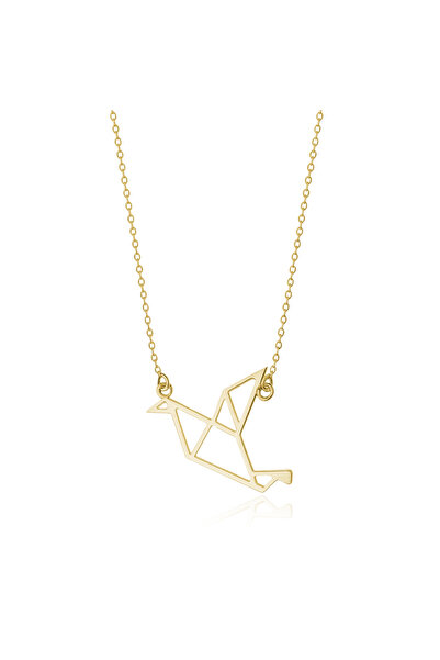 MANAVA Silver necklace - Origami
